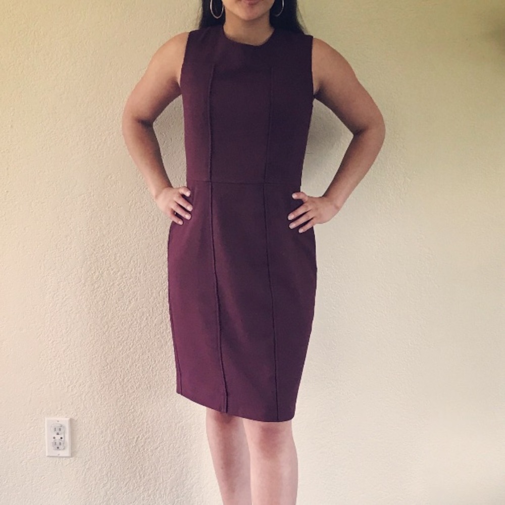 Burgundy Dress